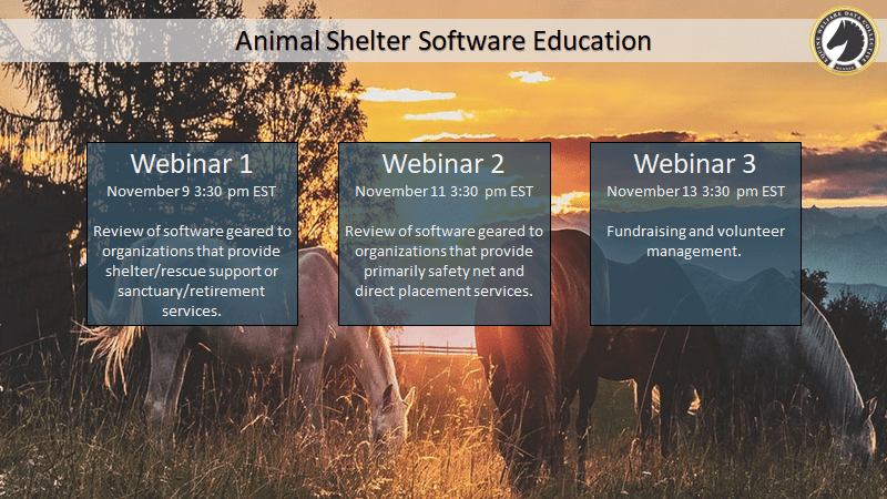 EWDC Animal Shelter Software Education - United Horse Coalition