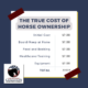 The true cost of horse ownership.